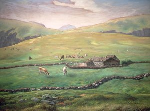 Pascere nei Vosgi da Jean Francois Millet